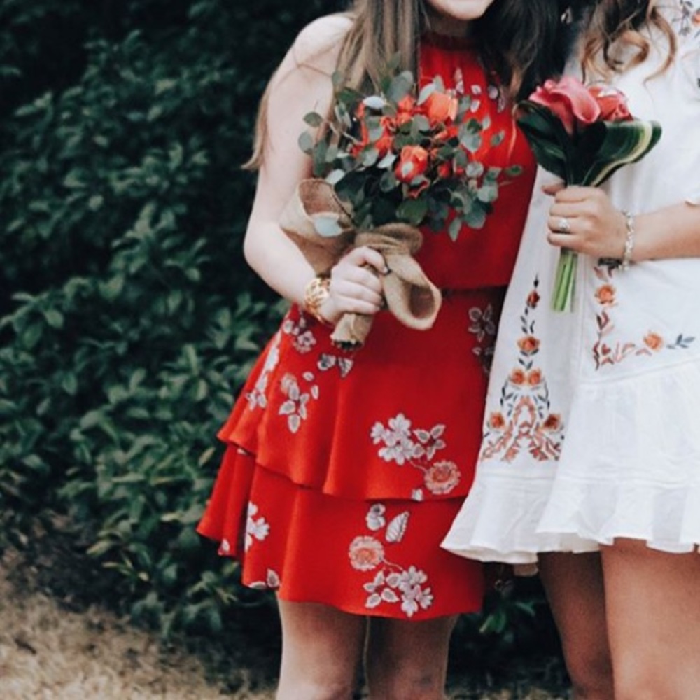 Red dress